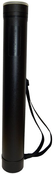 Image Zeichenrollen-Köcher schwarz aus PE, 100% recy., Schraubdeckel