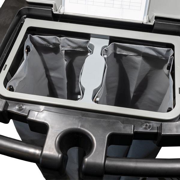 Image Zubehör/Ersatzteil: Adapter für Abfalleinheit von 1 x 120 Liter auf 2 x 70 Liter passend für Systemwagen Matrix X (99660), Matrix XL