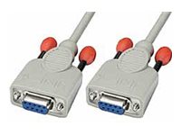 Image LINDY Nullmodem-Kabel 9 pol. Kupplung/Kupplung 3m