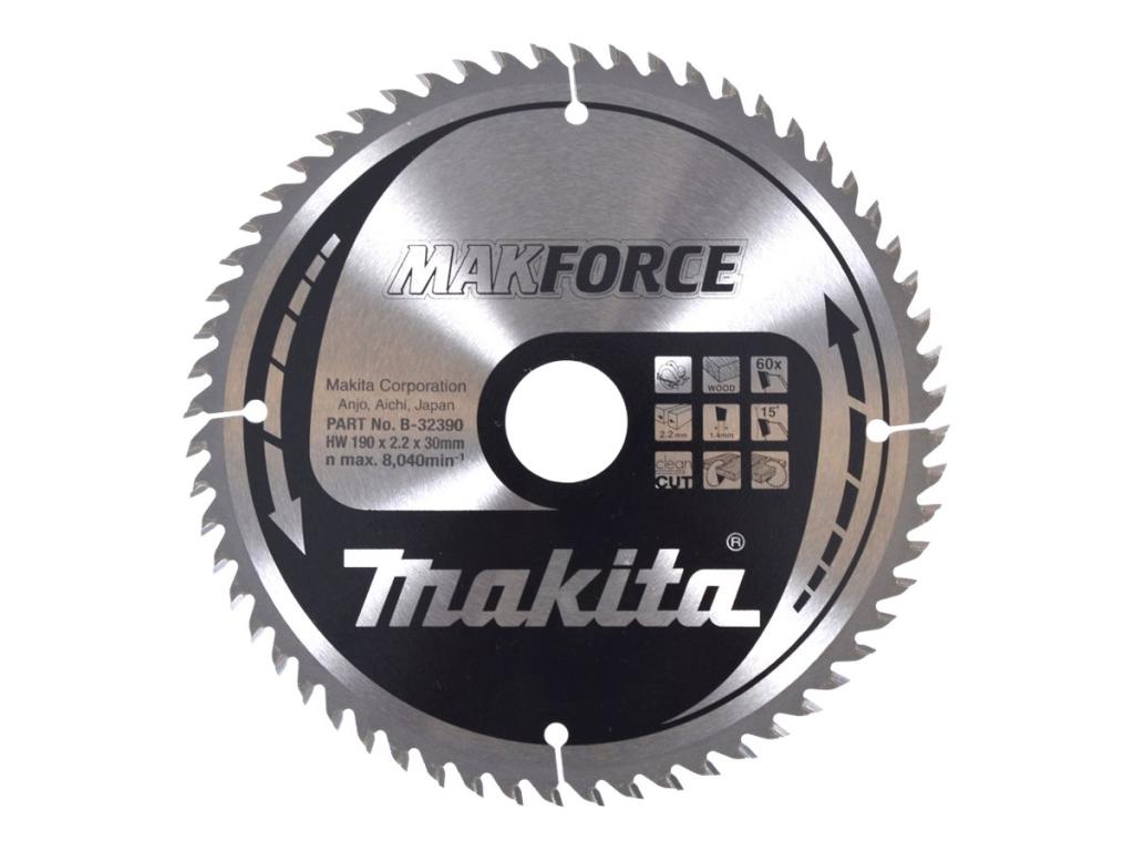 Image MAKITA MAKFORCE - Circular saw blade - for wood - 190 mm