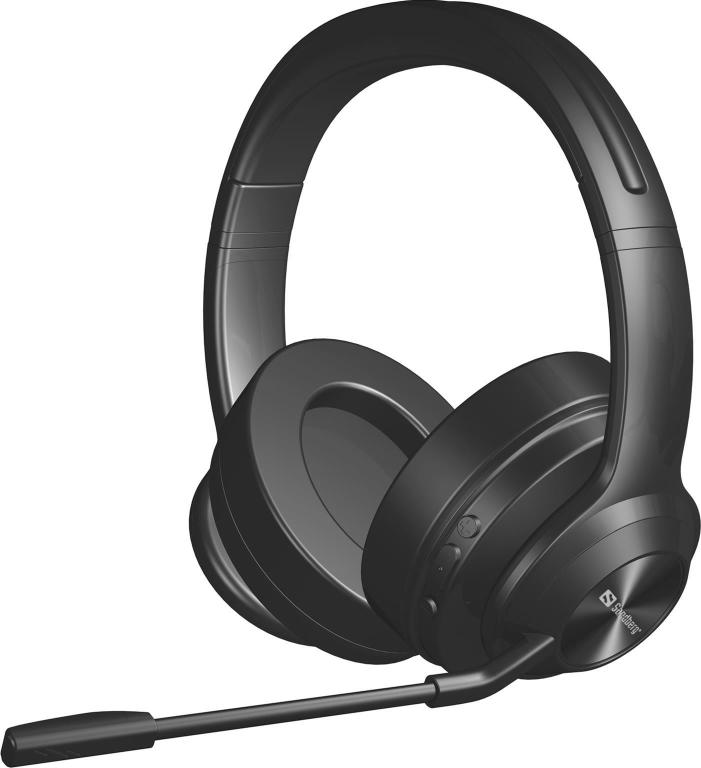 Image SANDBERG Bluetooth Headset ANC+ENC Pro Kopfhörer Kabellos Kopfband Musik/Alltag