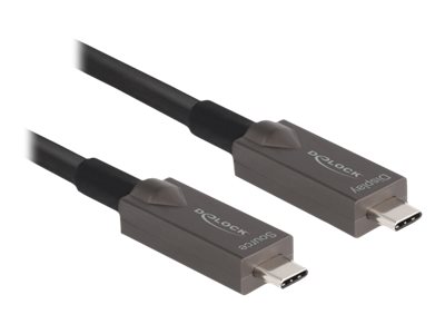 Image DELOCK Aktives Optisches USB-C? Video + Daten + PD Kabel 5 m (84146)