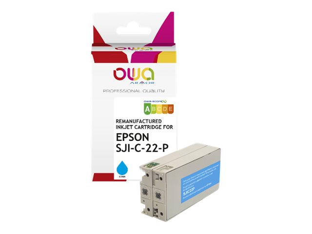 Image ARMOR OWA Tinte kompatibel zu EPSON C33S020602/ SJIC22P(C) cyan 33ml