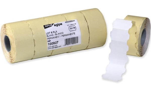 Image agipa Etiketten für Preisauszeichne r, 32 x 19 mm, weiß (334148200)