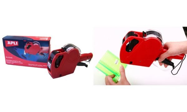 Image agipa Preisauszeichner 101419, rot, 2-zeilig (66000101)