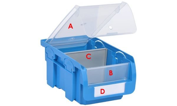 Image allit Einsteckschild für Sichtlager kasten ProfiPlus Compact (71510077)