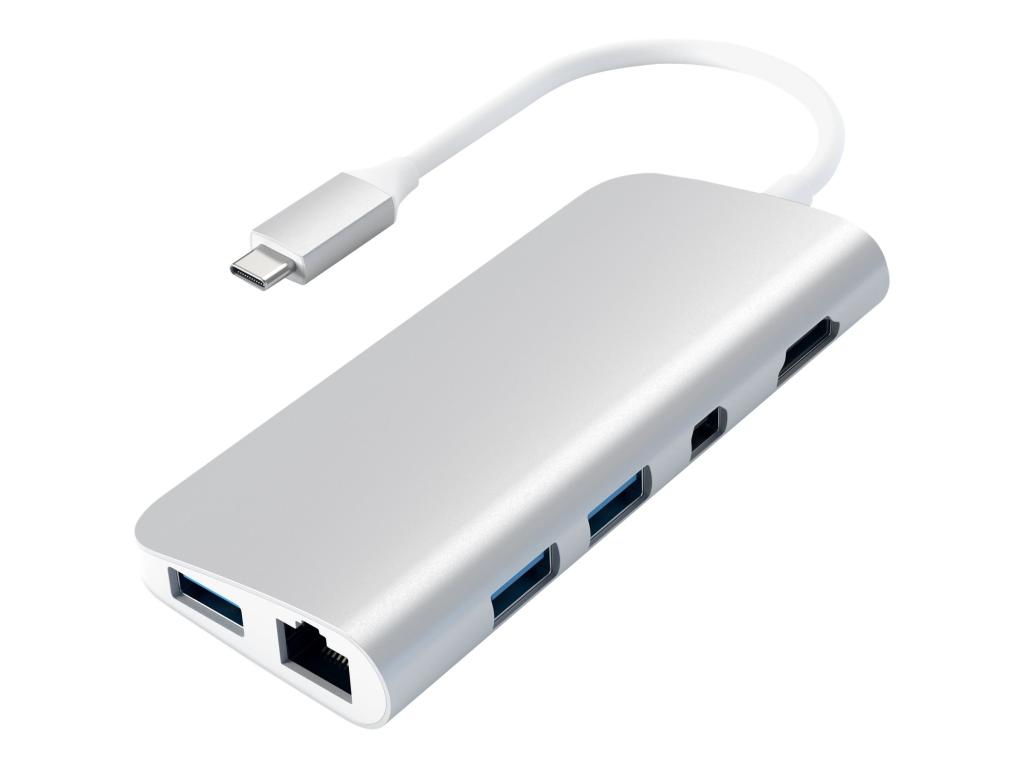 Image STECHI USB-C Multimedia Adapter Silber