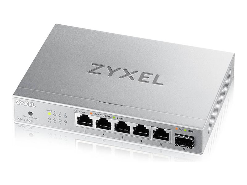 Image ZYXEL XMG-105 5 Ports 10/2,5G MultiGig Switch unmanaged