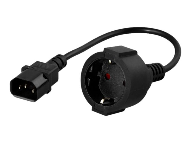 Image BLUEWALKER IEC C14 to Schuko converter