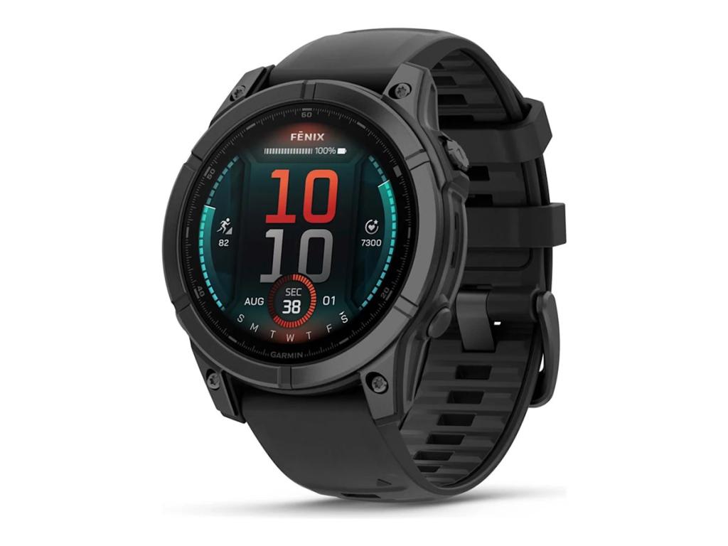 Image GARMIN fēnix E 47 mm Smartwatch schwarz, schiefergrau