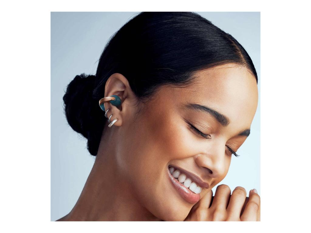 Image JVC HA-NP1T-A Nearphones Open Ear True Wireless Kopfhörer türkisblau