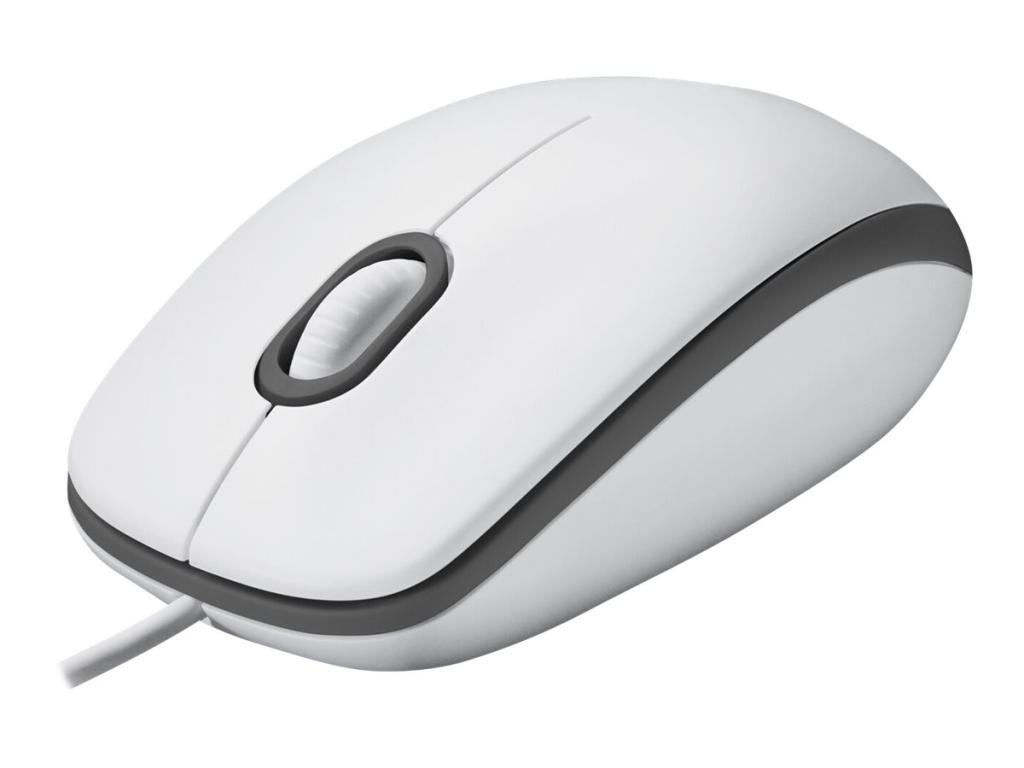 Image LOGITECH M100, Corded mouse, White