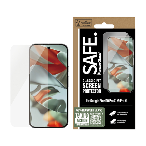 Image PANZERGLASS SAFE. Displayschutz Google Pixel 10 Pro XL / 9 Pro XL / Classic Fit