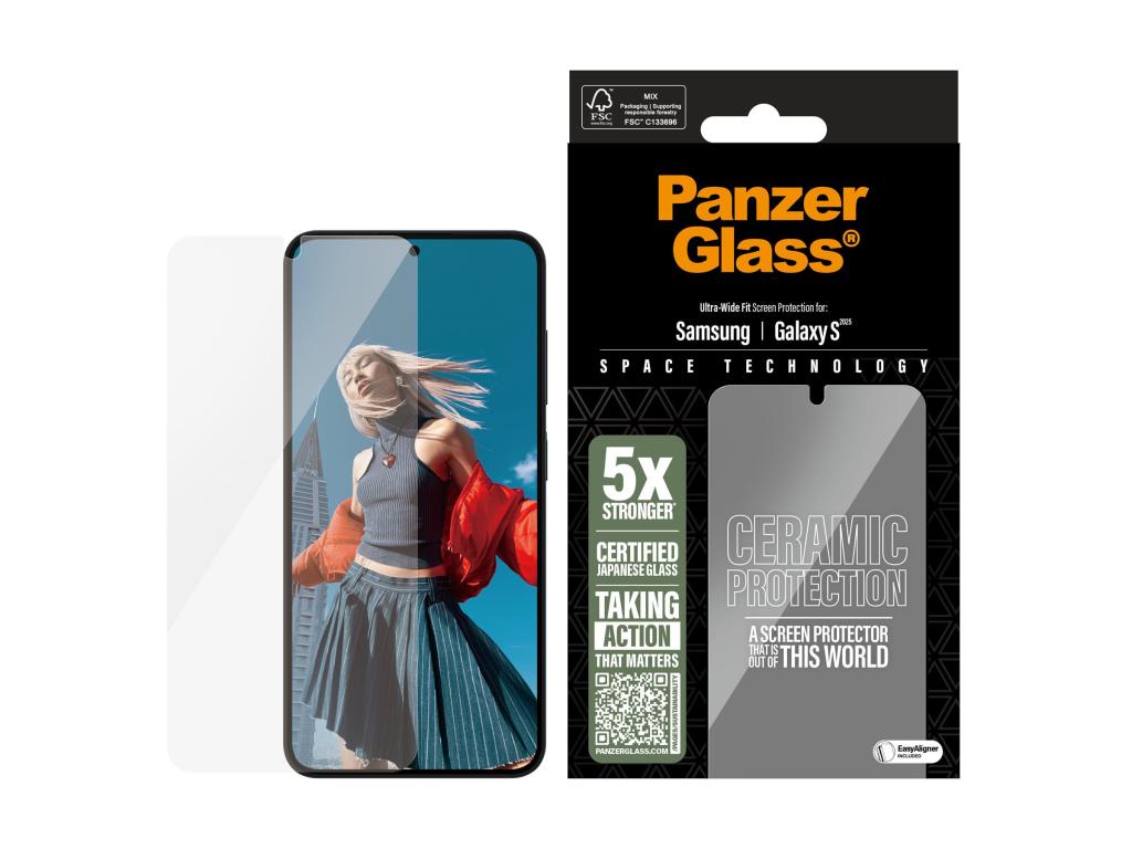 Image PANZERGLASS Ceramic Screen Protector Samsung Galaxy S25