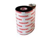 Image TOSHIBA Farbband BSA40076AW6F, Premium Wachs, 76mm x 400m, 1 VE = 10 Rollen (BS