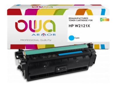 Image ARMOR OWA Toner kompatibel zu HP W2121X cyan (10.000 S.)