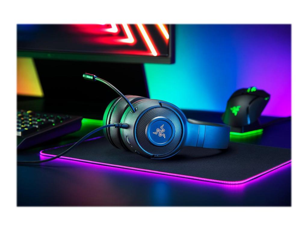 Image RAZER Kraken V3 X Gaming Over Ear Headset kabelgebunden Virtual Surround Schwar