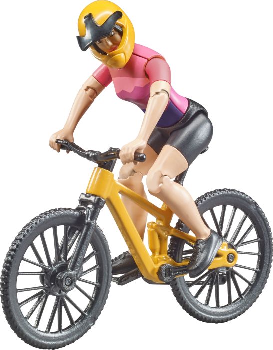 Image bworld Mountainbike mit Radfahrerin, Nr: 63111