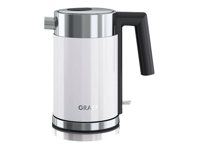 Image GRAEF WK401EU Wasserkocher schnurlos Edelstahl, Weiß