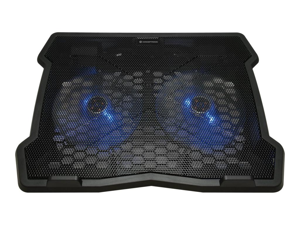 Image CONCEPTRONIC 2-Fan Cooling Pad (15.6")/ schwarz