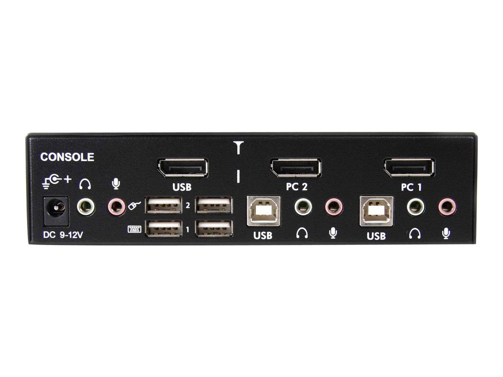Image STARTECH.COM 2 Port DisplayPort USB KVM Switch - DisplayPort KVM Umschalter mit