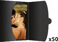 Image DAIBER 1x50 Daiber Schutzumschlag bis 15x20 schwarz (09018)