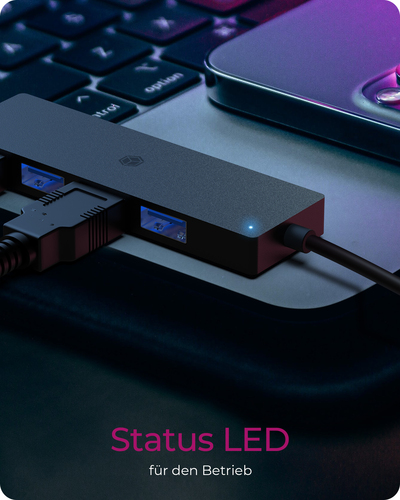 Image RAIDSONIC IB-HUB1424-C3 4-Port USB Type-A Hub