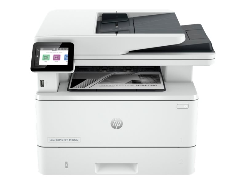 Image HP LaserJet Pro MFP 4102fdw 4 in 1 Laser-Multifunktionsdrucker weiß, HP Instant Ink-fähig
