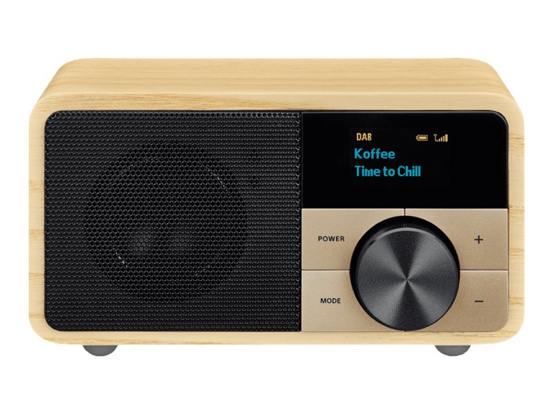 Image SANGEAN Genuine Mini DDR-7 DAB+ Tischradio AUX, Bluetooth®, UKW Holz