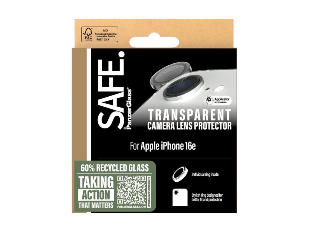 Image PANZERGLASS SAFE. Camera Protector für iPhone 16e clear
