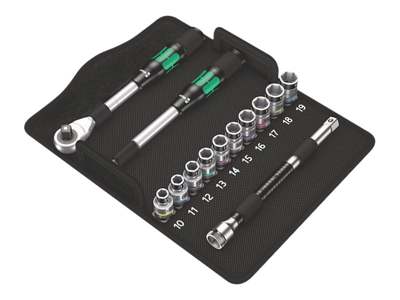 Image WERA Metall Knarre Zyklop Set Hyb. 1/2"