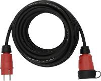 Image BRENNENSTUHL 9161100110 Strom Verlängerungskabel 16 A Schwarz Rot 10 m H07RN-F 