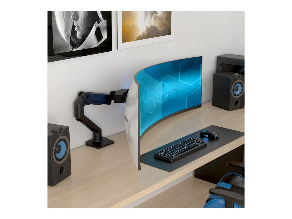 Image ERGOTRON HX Arm With Very Heavy Duty Pivot Desk Mount Black