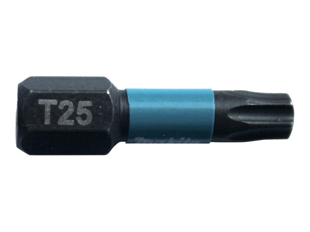 Image MAKITA Impact Black - Impakt-Schraubendreherbit - 2 Stücke - torx - T25 - Inbus