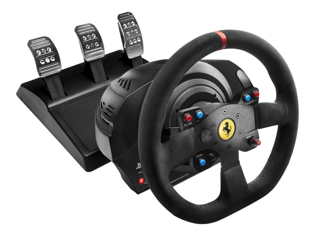 Image THRUSTMASTER T300 Ferrari Integral Alcantara Edition Lenkrad- und Pedale-Set