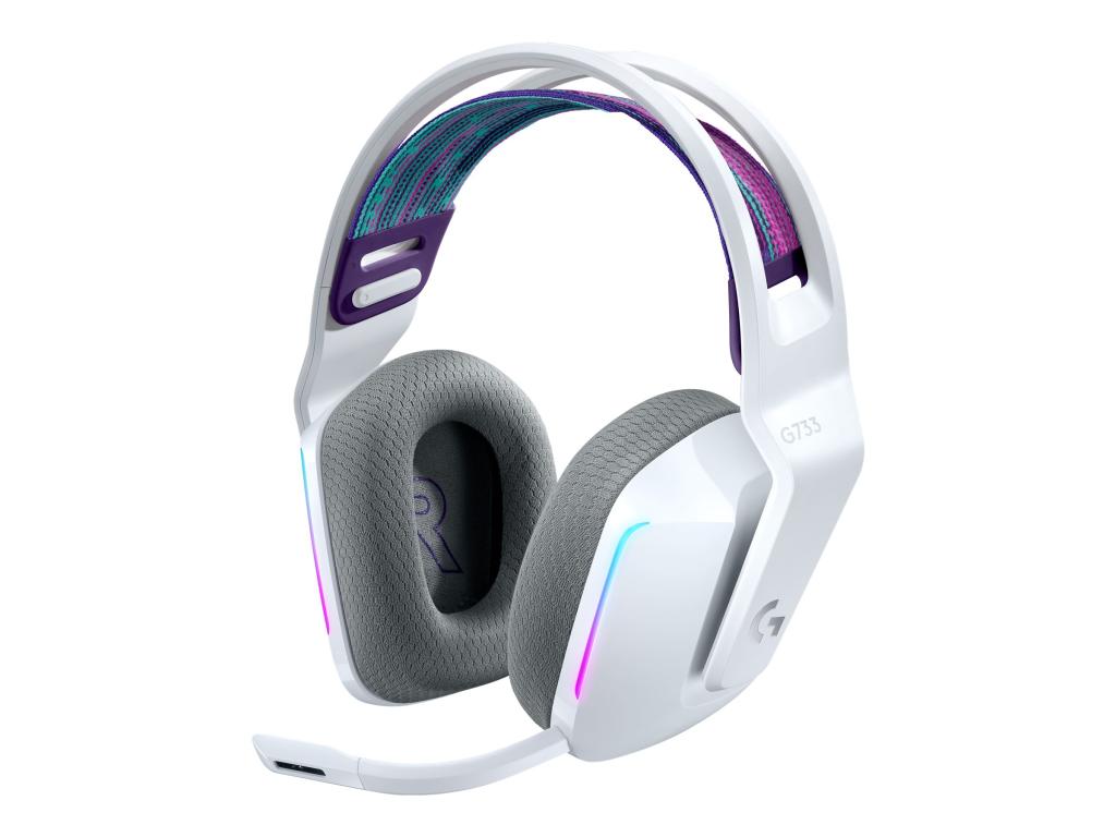 Image LOGITECH G733 LIGHTSPEED Wireless RGB Headset WHI