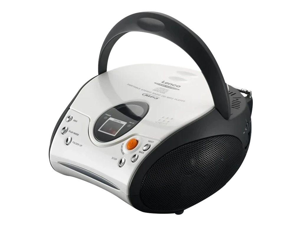 Image LENCO SCD-24 CD-Radio mit Kopfhöreranschluss, schwarz/silber