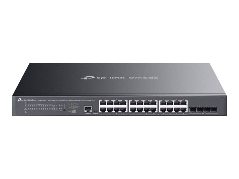 Image TP-LINK Switch SG3428XMPP 24xGBit/4xSFP+ 8x PoE++ (500W) Managed