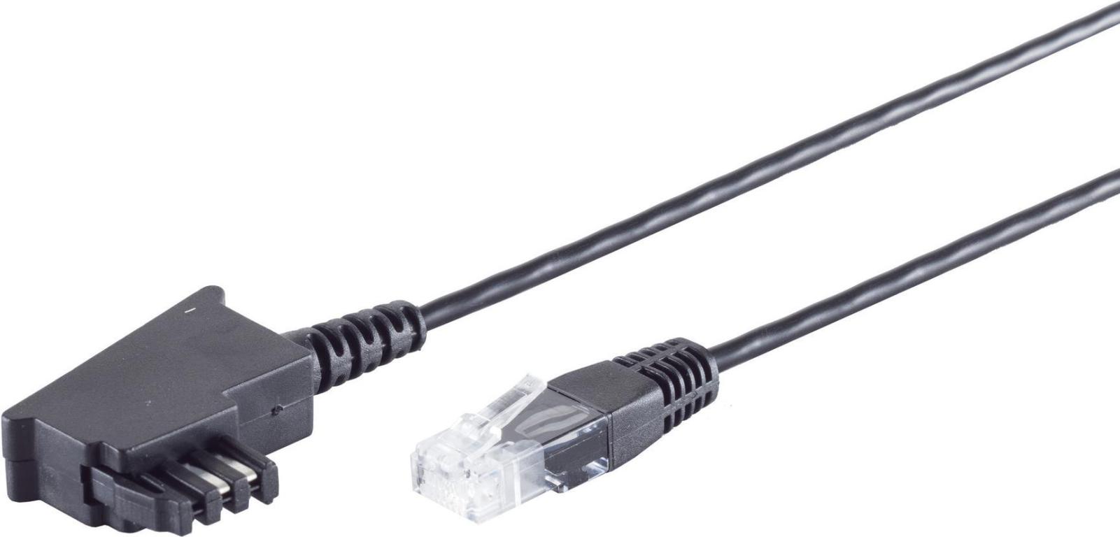 Image SHIVERPEAKS S/CONN maximum connectivity TAE-F Stecker auf RJ45 Stecker, VDSL Ro