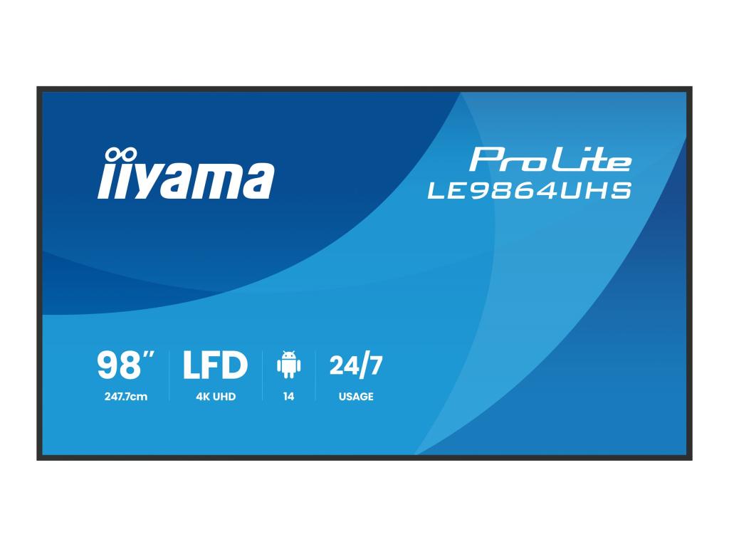 Image IIYAMA LE9864UHS-B1AG 247,7cm (97,5")