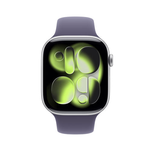 Image APPLE Watch S11 Aluminium Cellular 46mm Silber (Sportarmband nebelviolett) M/L
