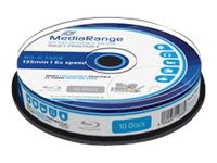Image MediaRange BD-R 6x Inkjet Fullsurface Printable Cake10