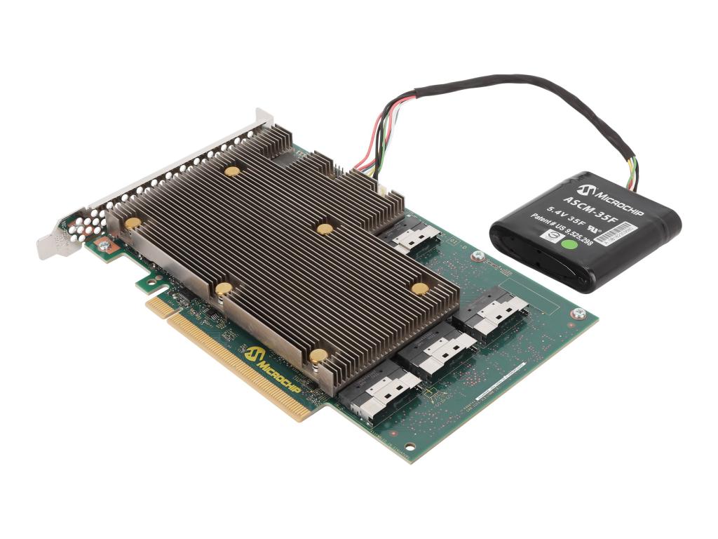 Image MICROCHIP TECHNOLOGY SmartRAID 3258Up-32i/e - SAS-4 - Serial ATA III - PCI