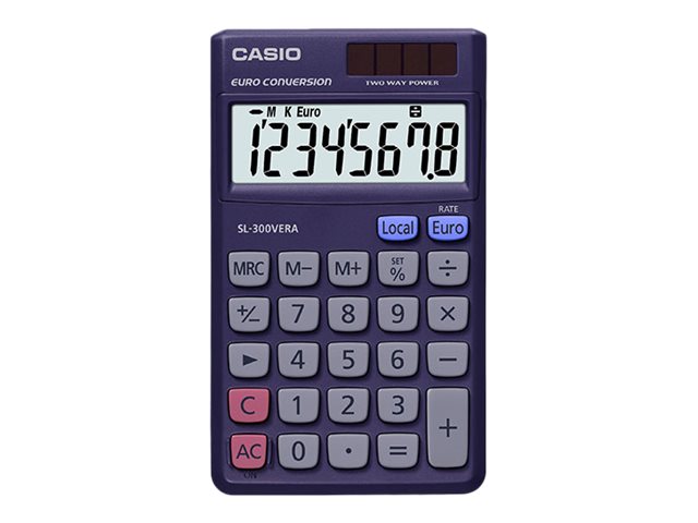 Image CASIO Taschenrechner SL-300 VERA, Solar-/ Batteriebetrieb