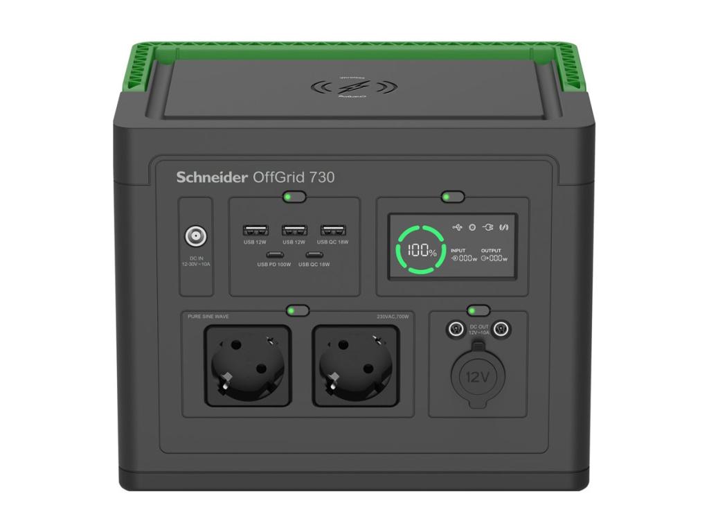 Image APC Schneider OffGrid Portable Power Station PPS730-GR 700 W