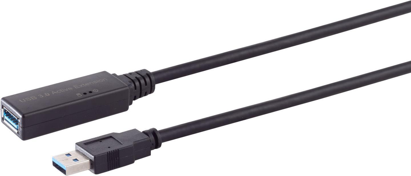 Image S-CONN S/CONN maximum connectivity USB-Typ C--Aktive USB-A Verlängerung, USB 3.