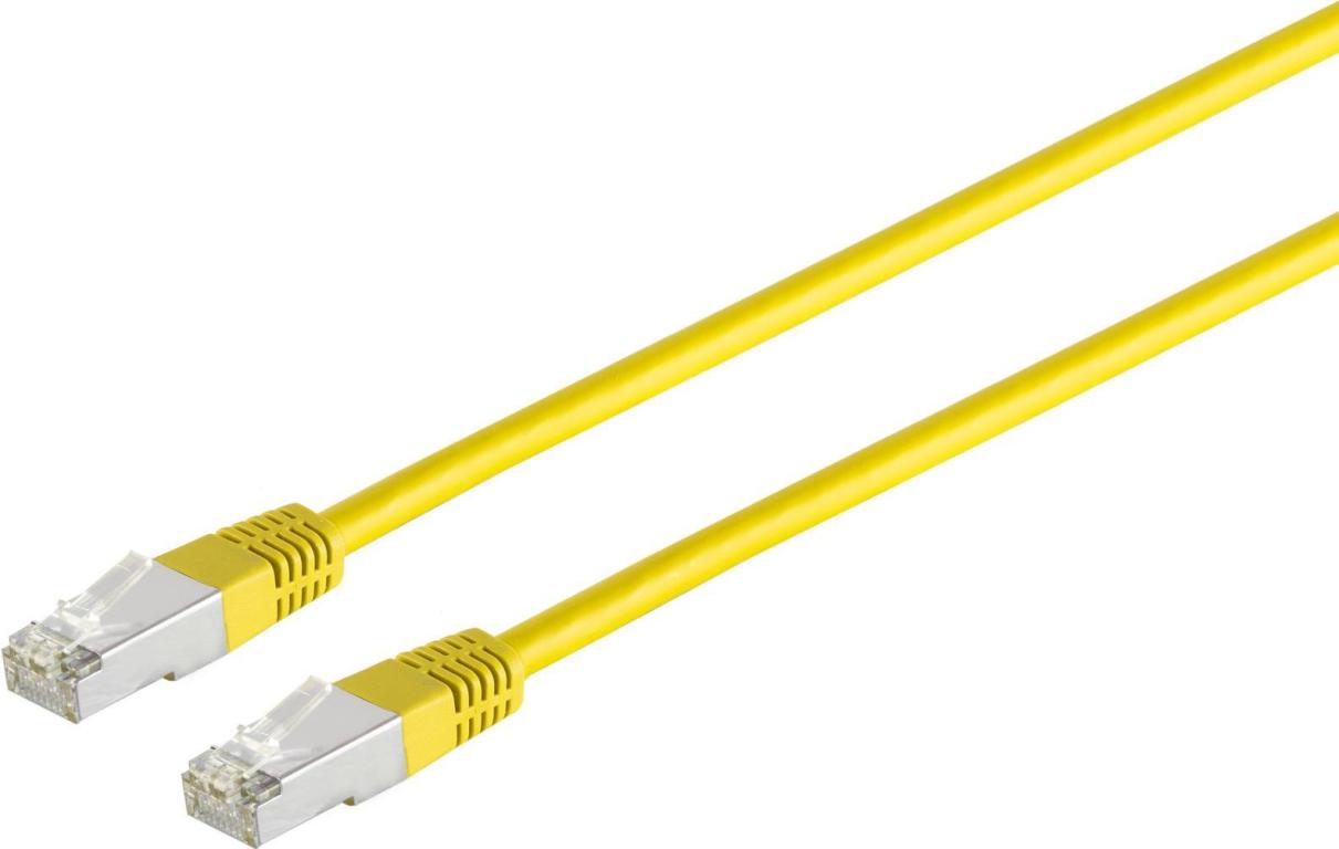 Image S-CONN Shiverpeaks Patchkabel cat 6 S/FTP PIMF Halogenfrei gelb 3m ( 75713-HY)