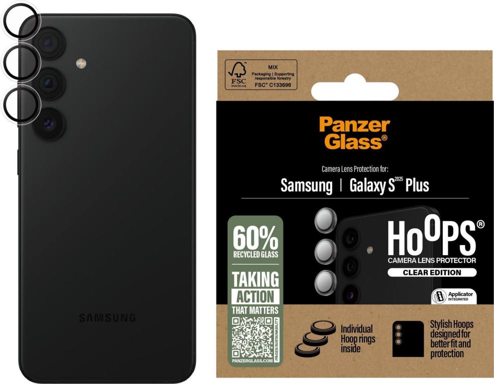 Image PanzerGlass™ Hoops® Kamera-Schutzglas für Samsung Galaxy S25+