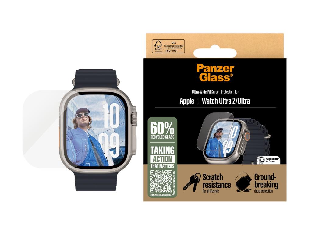 Image PANZERGLASS PG Scrn Apple Watch Ultra 2024 UWF (3712)