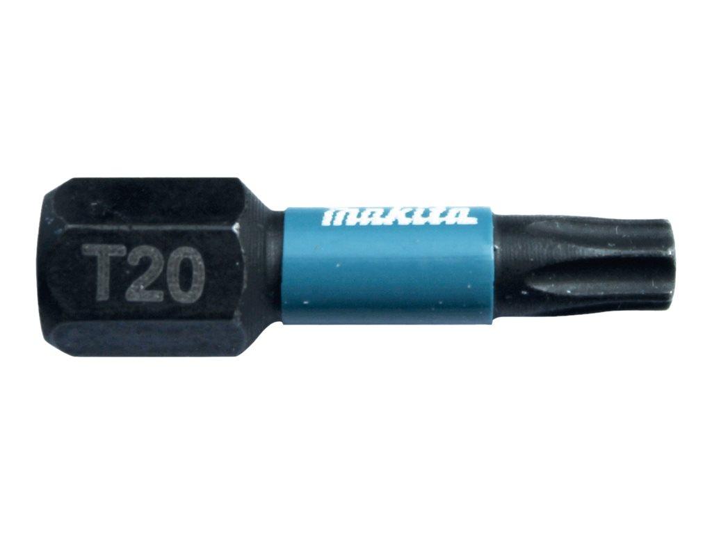 Image MAKITA Impact Black - Impakt-Schraubendreherbit - 2 Stücke - torx - T20 - Inbus